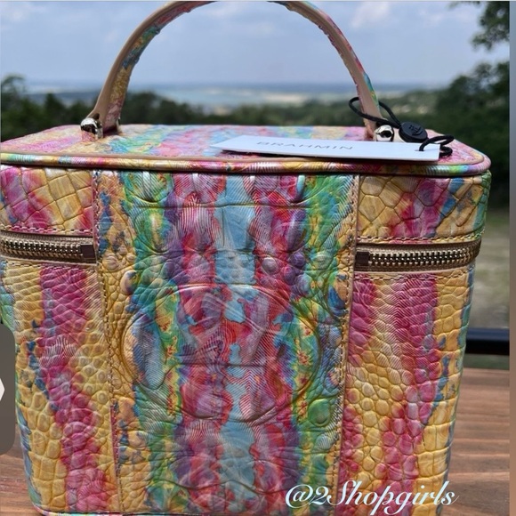 NWT Brahmin Exclusive CHANTAL in SALT WATER TAFFY Melbourne Crossbody #2 - Picture 3 of 15